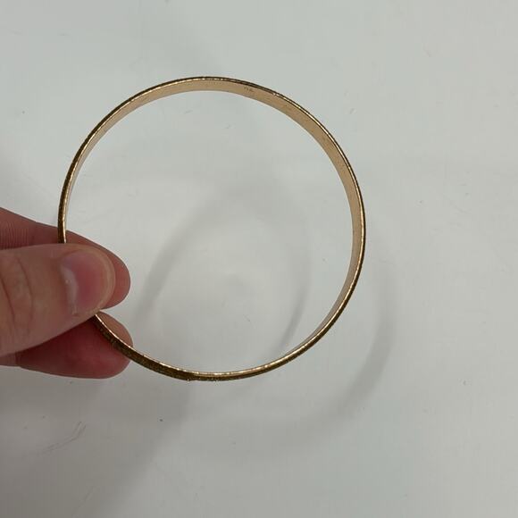 Gold glitter bangle bracelet - Picture 2 of 4